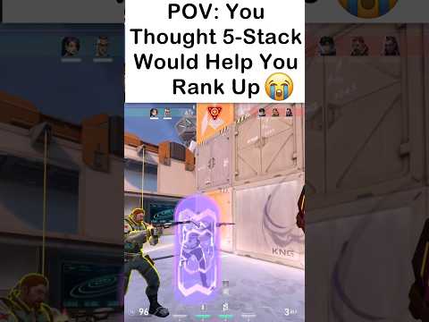 POV: You 5 stack with your friends in VALORANT 😭💀