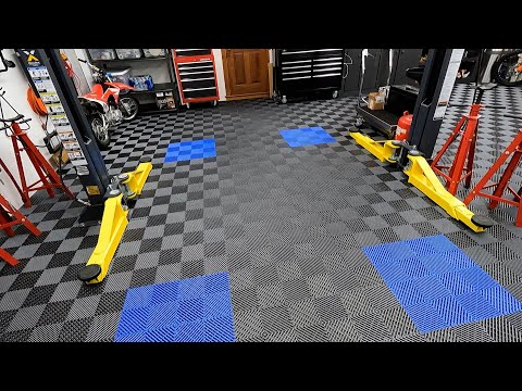 Things To Know When Installing Racedeck FreeFlow Garage Tile with a MaxJax Lift