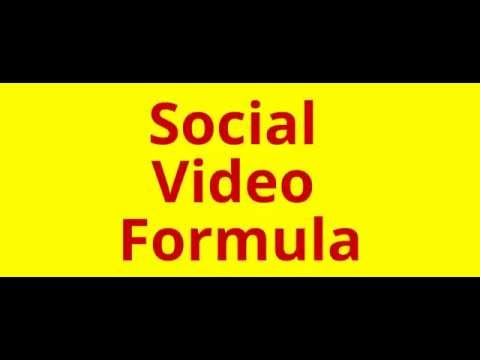 Social Video Formula - Get AWESOME Bonuses If You Buy Social Video Formula Here