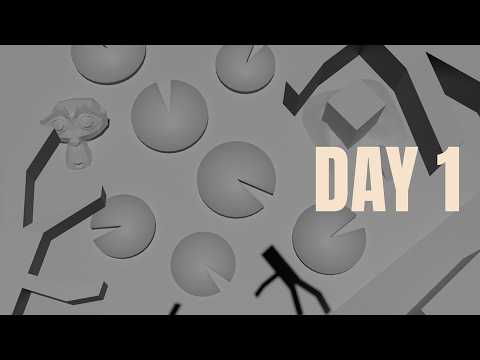 Animating a trailer in 100 Days - Day 1