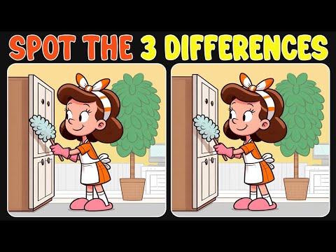 Spot the three differences : A very difficult puzzle. (Quite difficult)#48