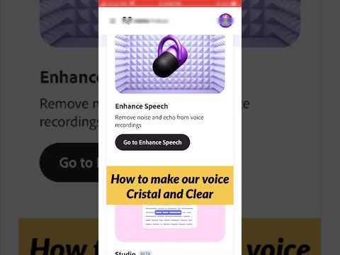 How to make our voice clear and Cristal | easy & quick #voiceeffects #shorts #tech