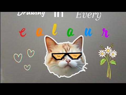 🌈🌈🌈✨️Drawing In Every Colour ✨️🌈🌈🌈. ( sorry it's a late post TwT )