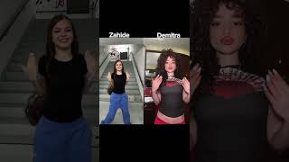 demitra vs zahide 🔥 #2025  #mashup #dance #trending #shorts