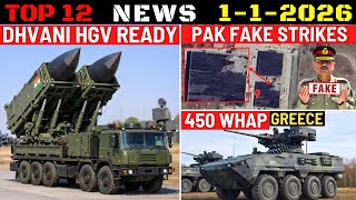 Indian Defence Updates : Dhvani HGV Test,Pakistan Fake Strikes,Greece WhAP Order,DRDO 6 Ton HALE UAV