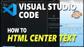 Visual Studio Code HTML How To Center Text