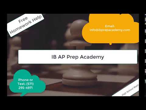 IB AP Prep Academy Courses