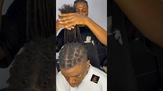 Installing 12 inches of locs Extension 🔥🔥🔥 #dreadlocks #dreads #hairstyles #locs  #explore
