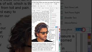 Wrap Paragraph Text in CorelDraw  | #shorts | kukk graphic