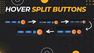 Html & CSS Tutorial || Design Split Share Buttons || Unleash Your Web Creativity