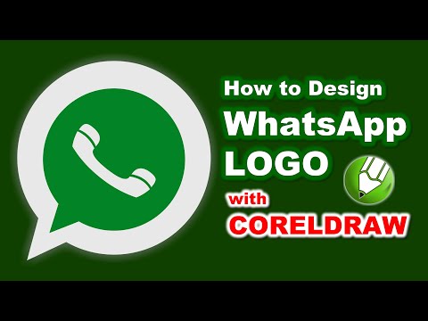 How to Design the WhatsApp Logo in CorelDraw - CorelDraw Logo Design Tutorial for Beginners | 2021