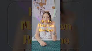 Make Your Own Bias Tape ✂️  DIY Sewing #Biastape #sewingtutorial  #diy #learntosew #sewingtutorial