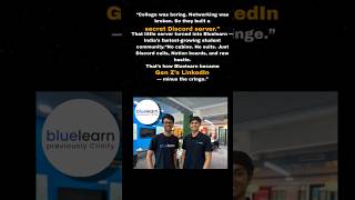 #Bluelearn #EdTech #StartupIndia #Founder #Dropouts #LearningRevolution #Network  #IndianStartups