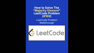 LeetCode 169 Majority Element Solution in Python | Easy Interview Problem Tutorial