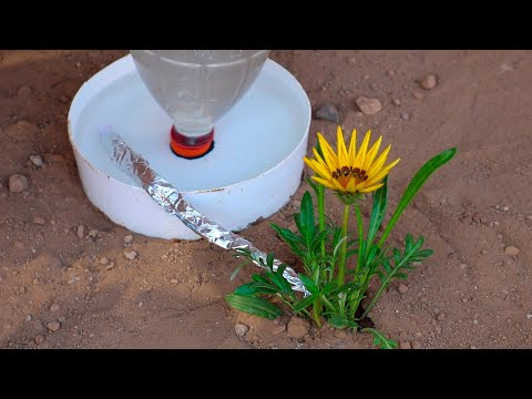how to make DRIP IRRIGATION with plastic bottles easy and simple.