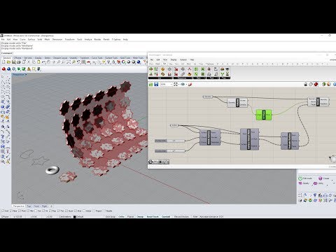 Transfer 2D / 3D pattern on Surface in Grasshopper Tutorial