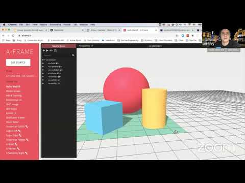 Create Dynamic WebXR experiences with Angular and A-Frame - JavaScript and Friends - Jeff Fry