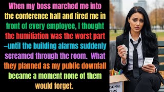 They Fired Me In Front of The Whole Company  Then The Alarms Went Off