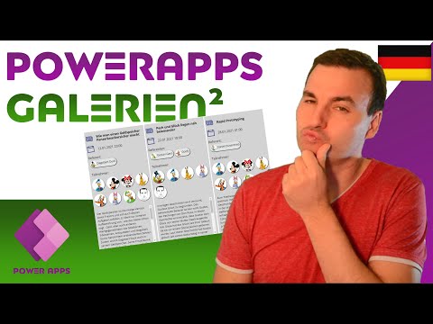 [Lern PowerApps] EP13: Warum du eine GALERIE IN EINE GALERIE packen solltest (Galerieception!)
