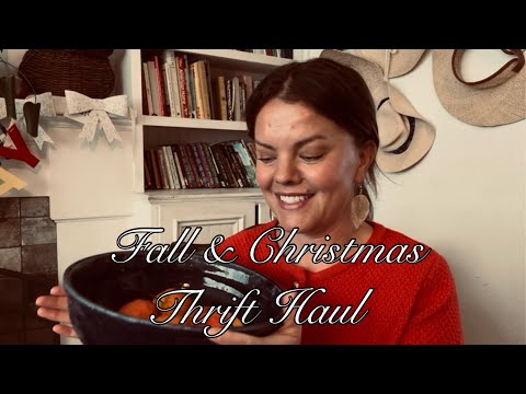 Fall and Christmas Thrift Haul