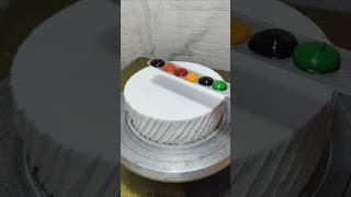 Simple Trick Colour Full Design Cake #viral #cake #shortsfeed #trending #youtube #ytshorts #shorts