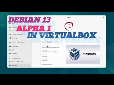 Install Debian 13 Trixie on Virtualbox