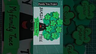 Family tree project 😍😍 #diy #shorts #art #youtubeshorts #family #familytree #projectideas