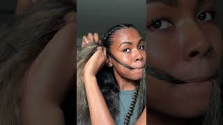 Feed-in cornrow tutorial #naturalhairjourney #protectivestyles #cornrows #naturalhair