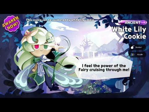 Awakened white lily cookie animation | fanmade | remake of my old one 