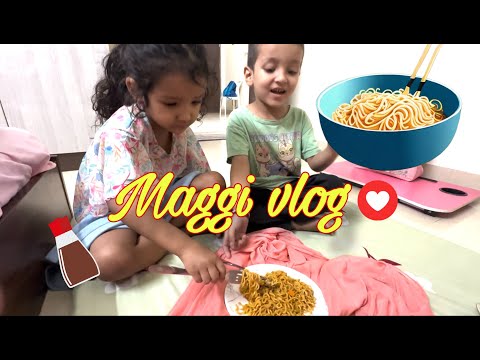 Wholesome Maggi Vlog 🍜   Cooking Comfort Food on a Rainy Day 💗🍜   Cozy Indian Kitchen #maggi #food