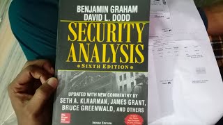Security Analysis book review | security analysis 6th edition.