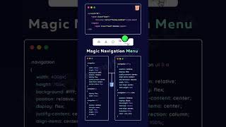 Animated menu hover effect #animatedmenu #hovereffect #navbar #shorts #shortsfeed #webdesign #coding