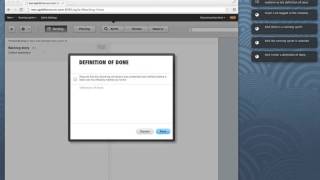 The user closes a story which does not conform to the definition of done