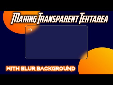 #crackscodeproject #programing Making transparent textArea in html, css with blur body  #html #css