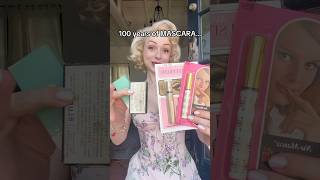 100 years of MASCARA 😲 #shorts