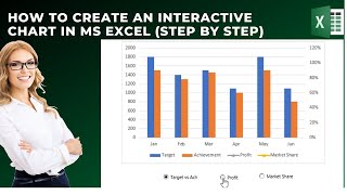 How to create an Interactive Chart in Ms Excel (Step by Step)