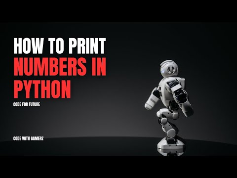 How to Print Numbers in Python using While Loop | Code With Gamerz