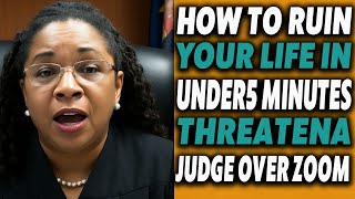 Male Karen THREATENS To HANG JUDGE In Courtroom MELTDOWN — Sovereign Chaos