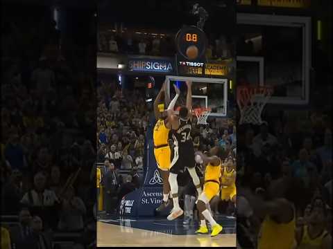 Giannis hits a cold-blooded game winner vs Pacers! #short