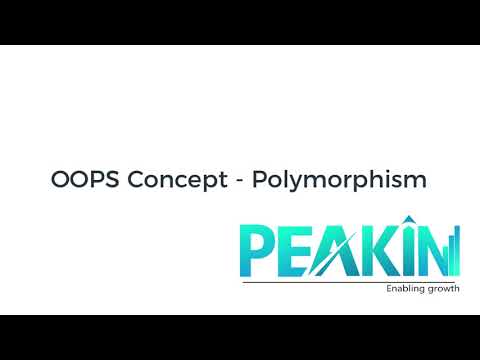 Know Your OOPS concepts - Static Polymorphism
