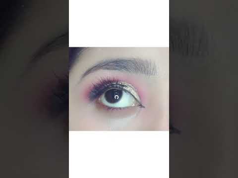 soft pink cutcrease+glitter eyelook II #pintglittereyelook#sasha_beuty