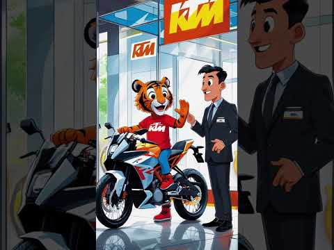 "चिकी ने साइकिल पे लगाया KTM का स्टिकर " #ktm #cartoon #hindikahani