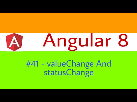 ValueChanges & statusChanges In Angular | Angular 8 Tutorial In Hindi | OnlyCoding!