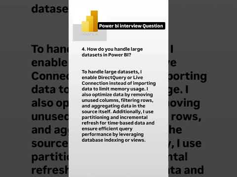 Power BI Interview Questions #powerbi #powerbiforbeginners #accenture #interview #shorts