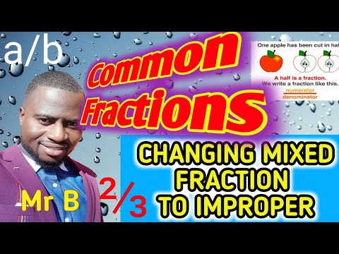 Common fractions || Changing between mixed and improper #mixed_fraction #improper_fraction #fraction