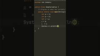 Swap Numbers in Java: How to Do It Quick & Easily Shorts