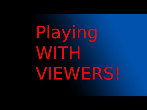 Roblox Playing With Viewers (First Stream)