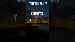 Failure #motivation #motivationmindset #learning #failure #failuretosuccess