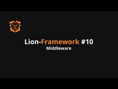 #10 - Middleware / Lion-Framework v3