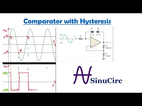 Comparator with Positive Feedback for Hysteresis || Electronic Devices || Floyd Example 13-13